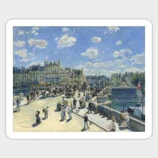 Pont Neuf, Paris by Auguste Renoir Sticker